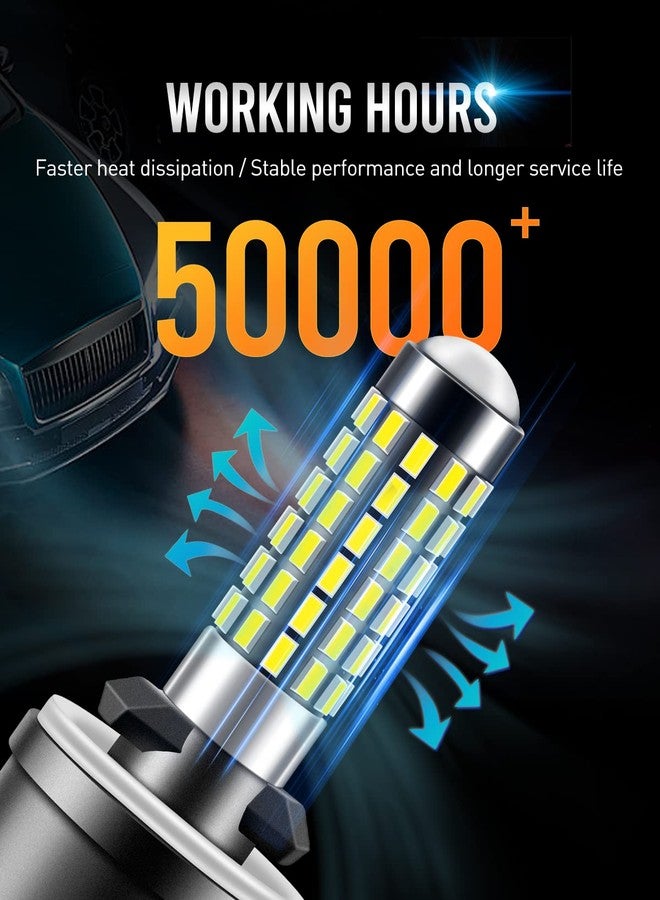 LUYED 2 X 900 Lumens Super Bright 3014 78-EX Chipsets 880 886 890 892 Led Bulb Used For DRL or Fog Lights,Xenon White - Image 4