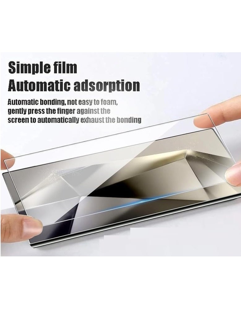 YoYoTech Samsung Galaxy S24 Ultra Screen Protector 6.81'inch (Fingerprint Compatible) Edge to Edge Full Screen Coverage Anti Scratch Tempered Glass Film  - Image 2