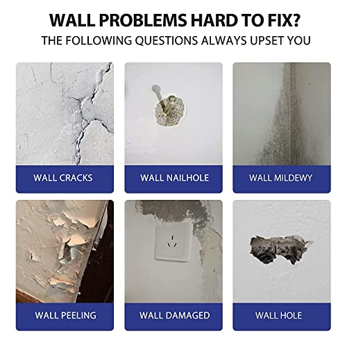BONCART Spackle Wall Repair Kit,Drywall Repair kit,Wall Mending Agent Putty with Scraper,Plaster Wall Repair Paste for Wall Crack/Nail Hole/Graffiti,Wall Surface - Image 3