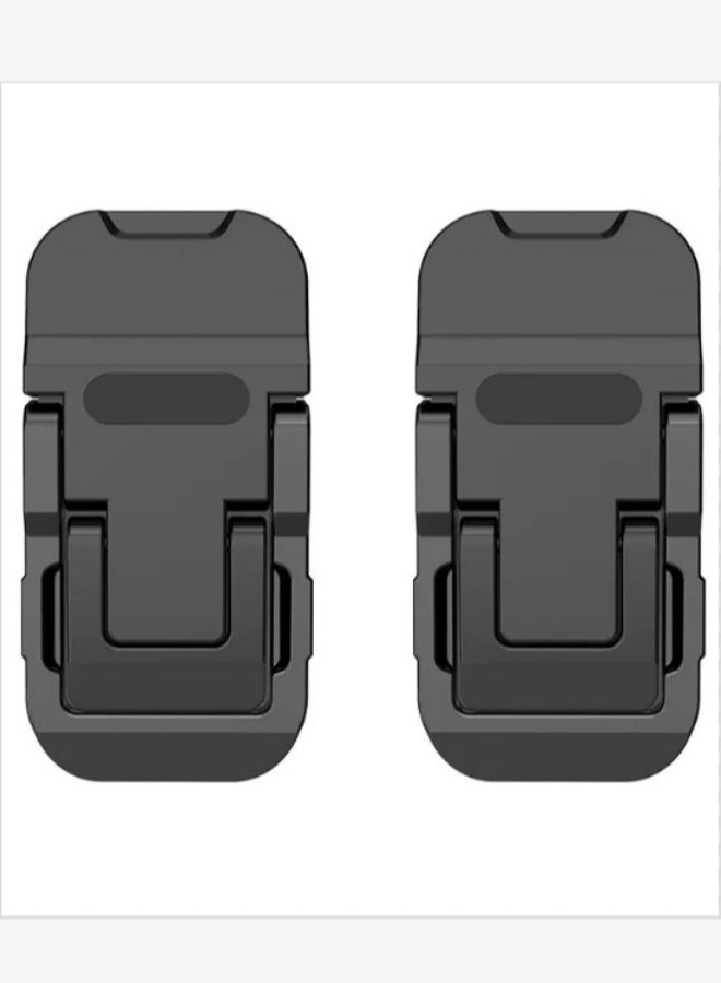 Portable invisible laptop stand, heightening pad suspended computer aluminum alloy, heat dissipation bracket (2 pieces) - Image 1