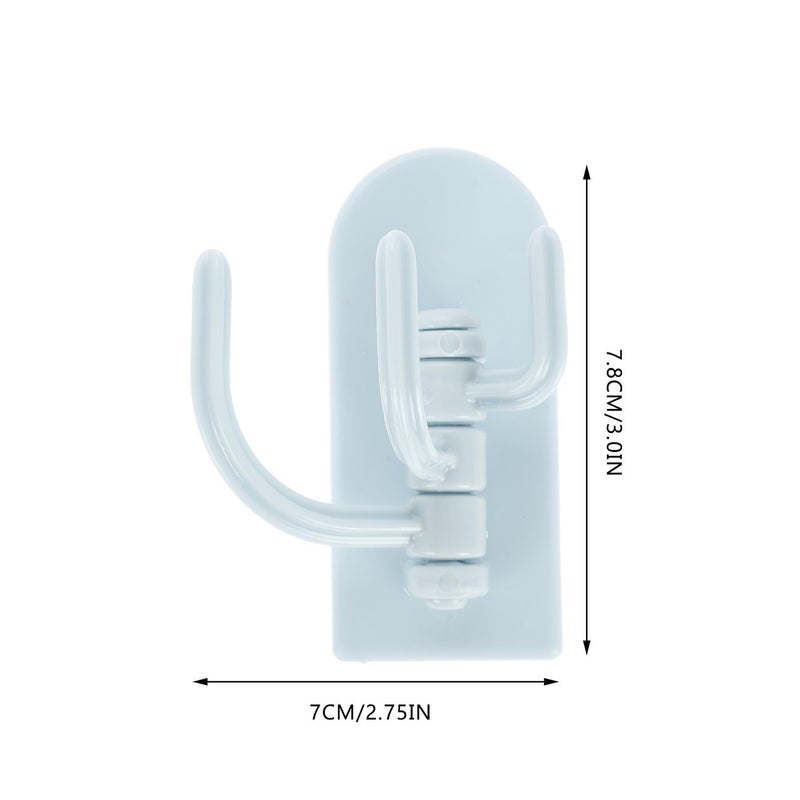 Stainless Steel Wall Mounted Hooks 10pcs Blue For Bathroom Kitchen Towel Coat Broom - Image 3