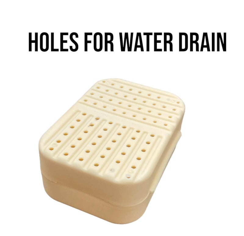 CSM Soap Case Soap Box Soap Holder for Outdoors Travel and Home Use - Pack of 2 (Beige, Brown) - Image 5