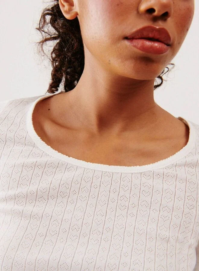 UNDIZ Pointelle top
