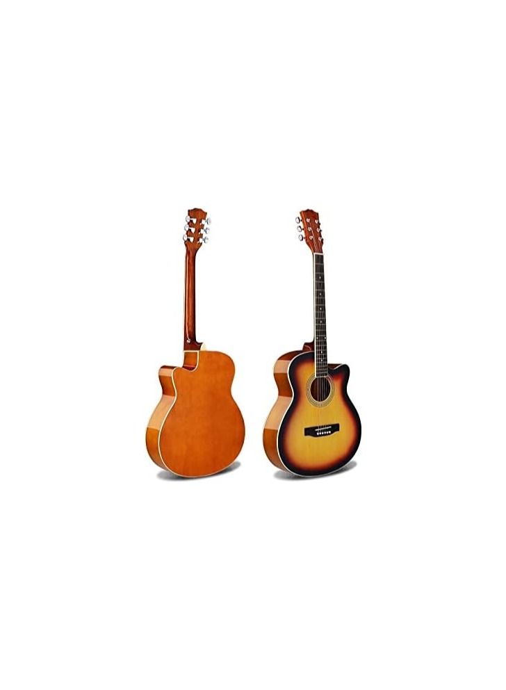 Megarya 40 inch Acoustic guitar combo with bag ,strap and stand - Image 2