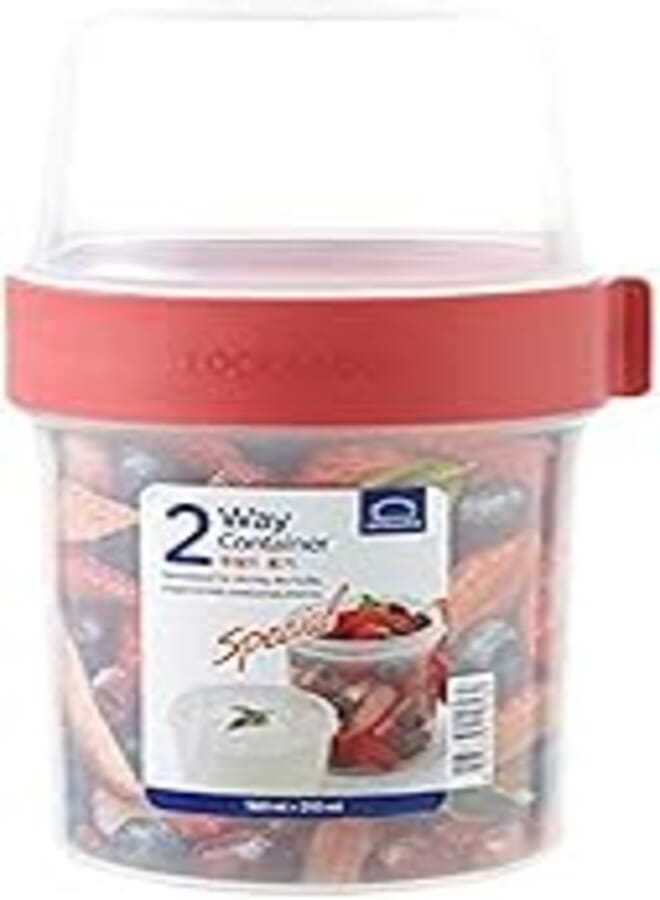 حاوية لوكن لوك ذات الاتجاهين 560 مل + 310 مل