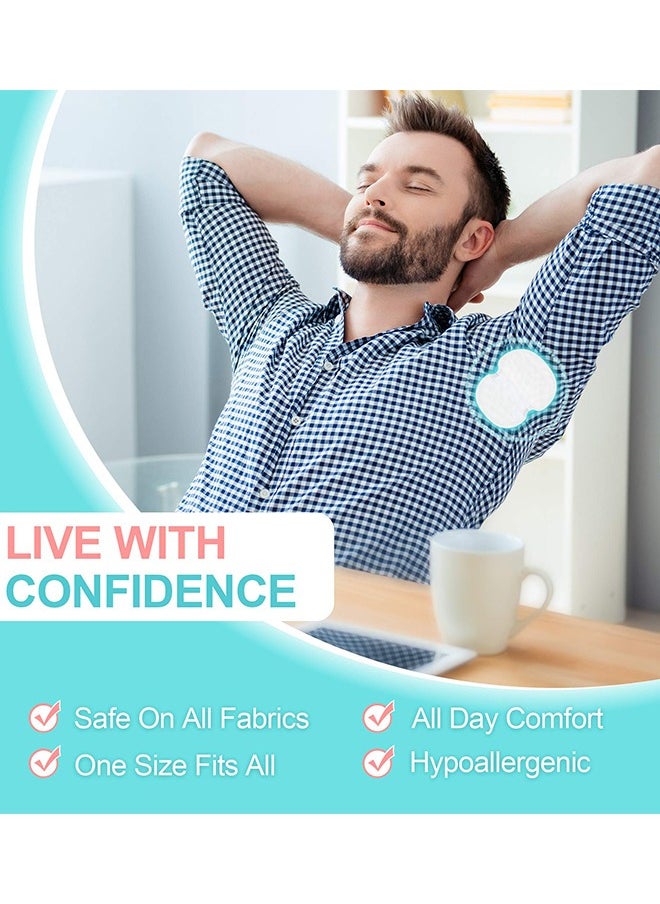 Generic - Underarm Sweat Pads, 100Pcs Disposable Underarm Shields Pads for Clothing Sweating Comfortable Unflavored Non Sweat Armpit Protection, Comfortable Unflavored, Non VisibleUnderarm Sweat Pads, 100Pcs - Image 1
