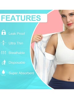 Generic Underarm Sweat Pads, 100Pcs Disposable Underarm Shields Pads for Clothing Sweating Comfortable Unflavored Non Sweat Armpit Protection, Comfortable Unflavored, Non VisibleUnderarm Sweat Pads, 100Pcs  - Image 3