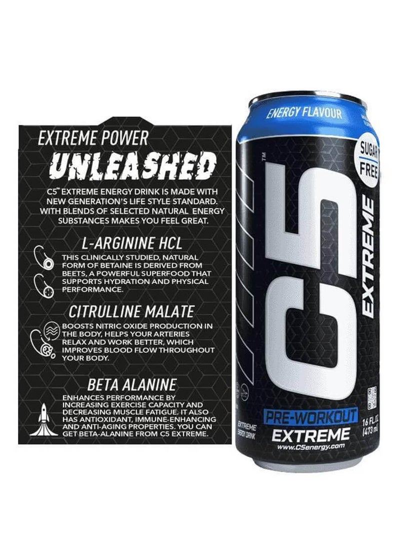 C5 EXTREME Zero Sugar Energy 473ml - Image 2