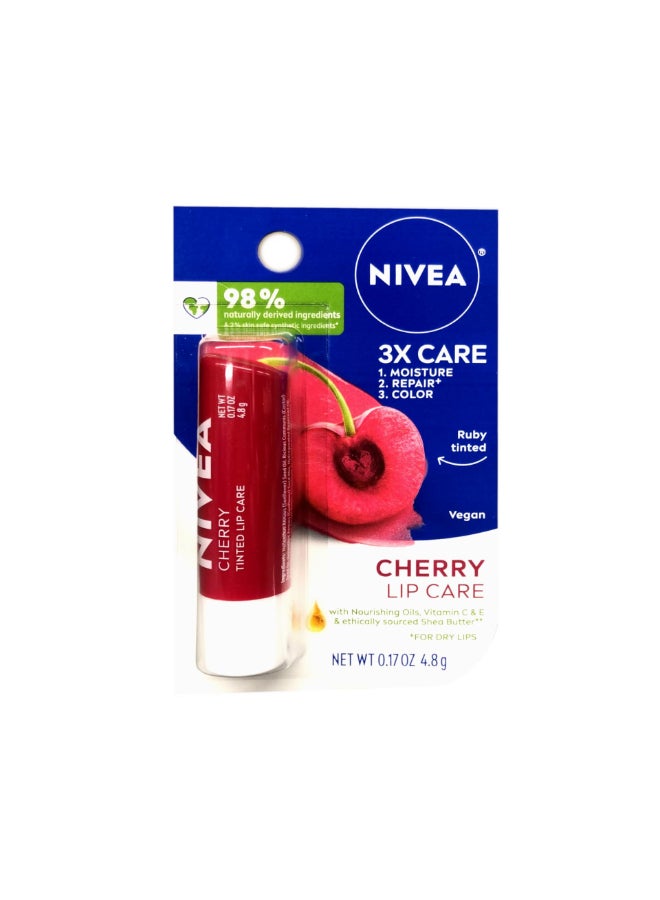 Nivea Lip Care Fruity Shine Cherry 48gm - Image 3