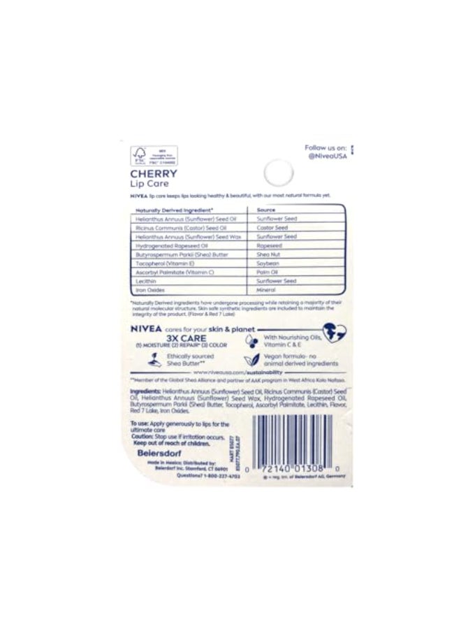 Nivea Lip Care Fruity Shine Cherry 48gm - Image 4