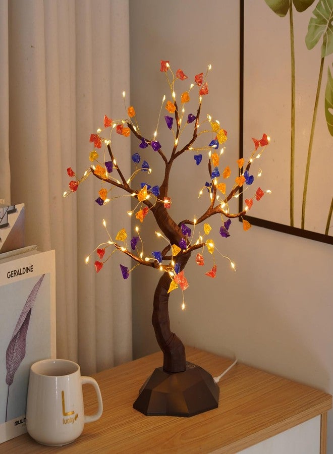 NYRWANA Touch Sensor Spirit Tree Lamp LED Fairy Bonsai Table Night Lamp for Indoor Home Décor Romantic Bedroom Wedding Anniversary Valentine Him Couple Decorative Lighting - Image 1