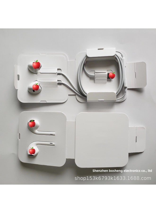 Suitable For Apple 11/12/13/14/15 Apple Headphones Wired Plug And Play With Microphone Wire-controlled Bass Headphones-Color:Apple 7-14 Universal Original Ic Copper Ring  - Image 5