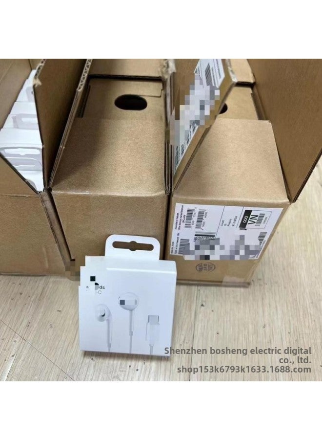 Suitable For Apple 11/12/13/14/15 Apple Headphones Wired Plug And Play With Microphone Wire-controlled Bass Headphones-Color:Apple 7-14 Universal Original Ic Copper Ring  - Image 4