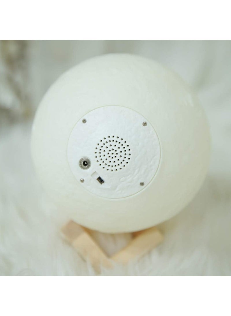 Generic - Desert camel Moon Lamp Wireless Bluetooth Speaker Moonlight 16 Colours LED Night Light Remote Control Moon Lamp Wireless Speaker Diameter 18 cm - Image 1