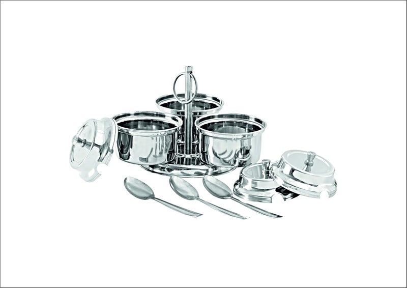 THW Stainless Steel 3 in 1 pickle set Large size - Image 2