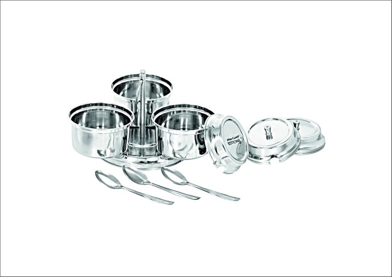 THW Stainless Steel 3 in 1 pickle set Large size - Image 3