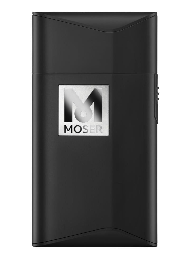 MOSER Pro Finish Cordless Mobile Shaver For Men | Ultra-Close 0.05 Mm Shaving Foil | Powerful 7500 Rpm Motor | 150-Min Run Time With 90-Min Quick Charge | Lightweight And Travel-Friendly (3616-0150) Black - Image 2