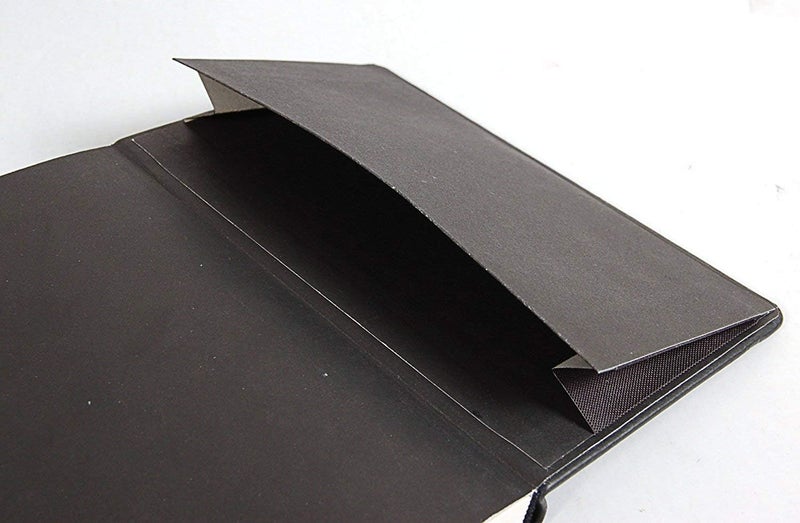 Rhodia Rhodia Webnotebook Webbies  Dot Grid 96 sheets  A6 3 12 x 5 12  Black Italian Synthetic Leather Cover  - Image 3