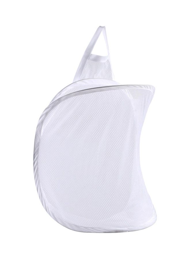 Loquat Foldable Laundry Basket White - Image 1