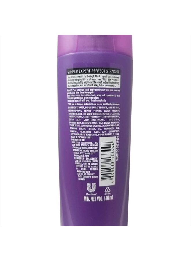 Sunsilk شامبو سنسيلك المستقيم والمتمايل 180 مل من يونيليفر الفلبين - Image 5