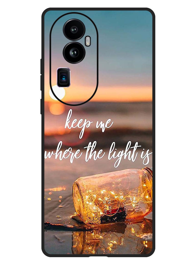 Theodor Protective Case Anti Scratch Shock Proof Bumper Cover For Oppo Reno 10 Pro Plus Keep Me Where The Light - Image 1