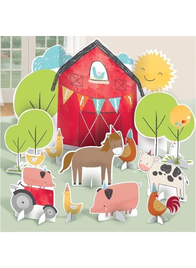 Amscan Barnyard Birthday Table Decorations - Image 2