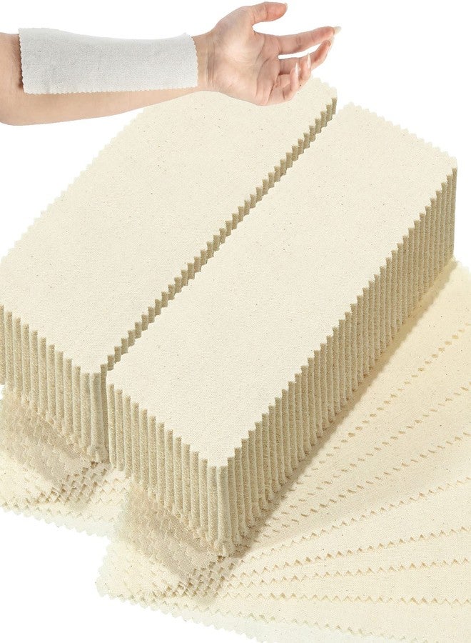 Loopeer 300 Pcs Natural Muslin Epilating Face Wax Strips Hair Removal Eyebrow Precut Body Facial Cotton Wax Cloth Strip for Women Men(8 x 2.8 Inch) - Image 1