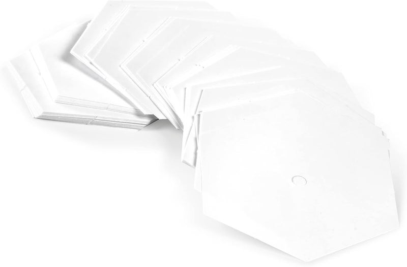 Dritz Quilting 3231 Paper Piecing Shapes Hexagon 112Inch 100Count White - Image 4