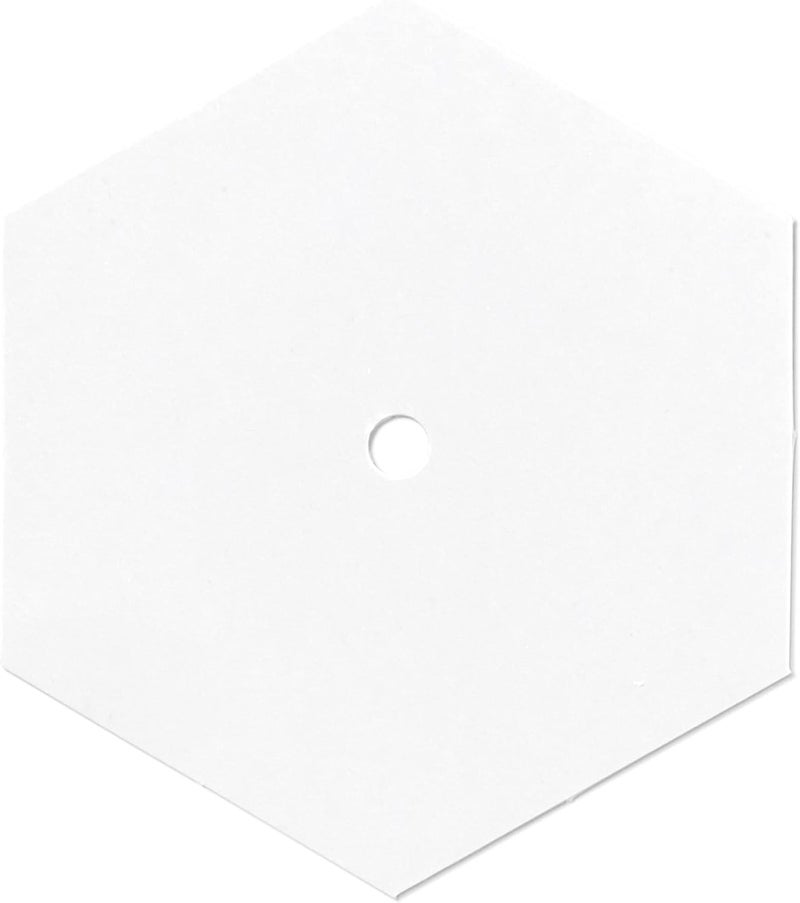 Dritz Quilting 3231 Paper Piecing Shapes Hexagon 112Inch 100Count White - Image 2