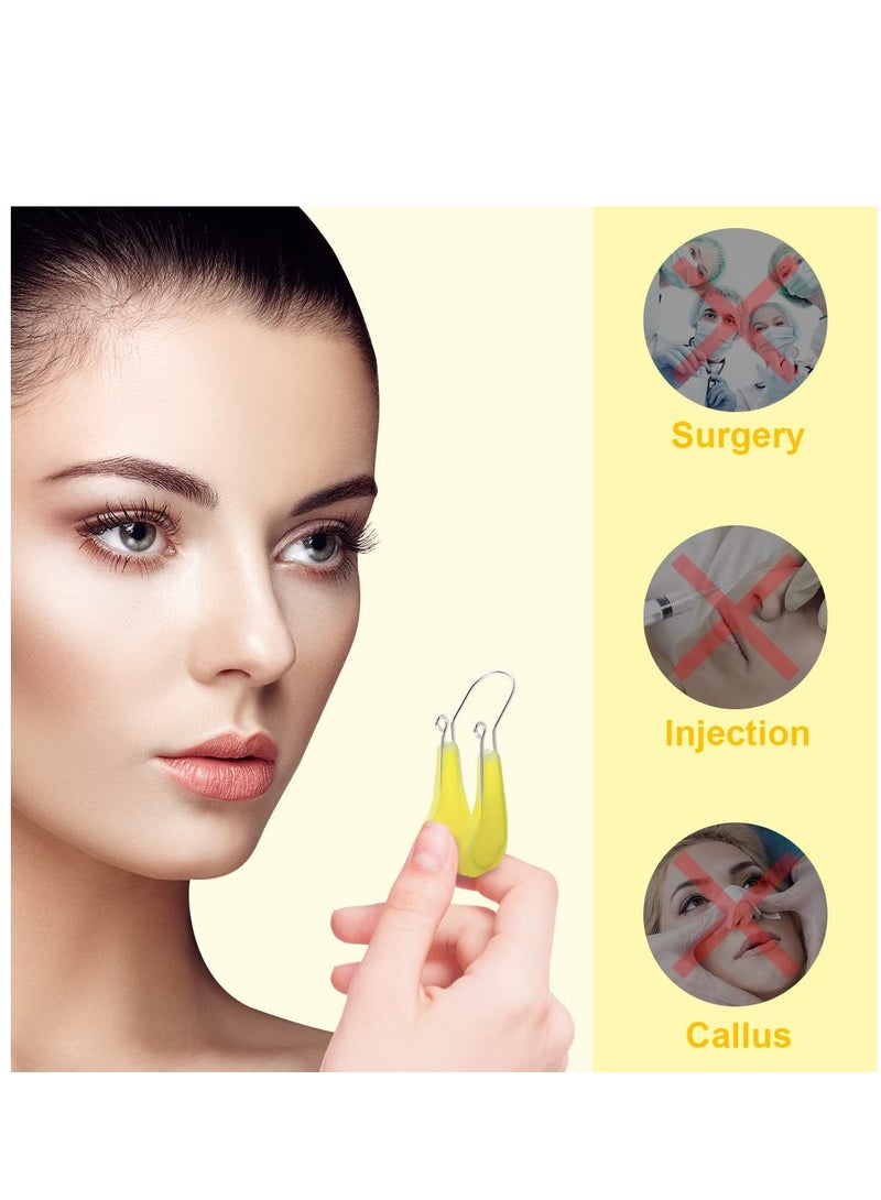 Nose Shaper Lifter Clip,Nose Shaper Clip Nose Beauty Up Lifting Soft Safety Silicone Rhinoplasty Nose Bridge Straightener Corrector - Image 4