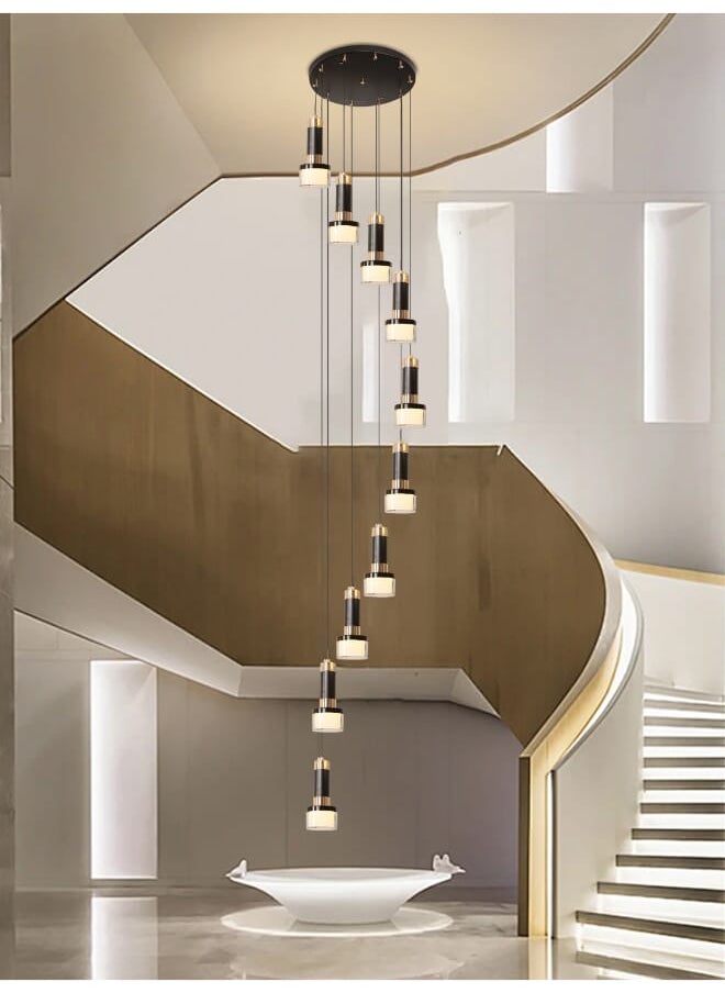 Best Power Modern LED 10 Lights Chandelier 6929-10 - 3 Lighting Levels, 50W, 250 cm Adjustable Length, Elegant and Contemporary Design  - Image 1