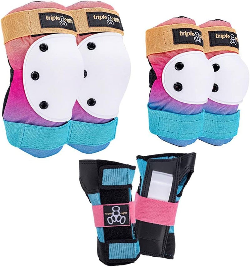 Triple Eight Saver Series Protective Pad Set - Knee, Elbow, and Wrist Guards - Image 1
