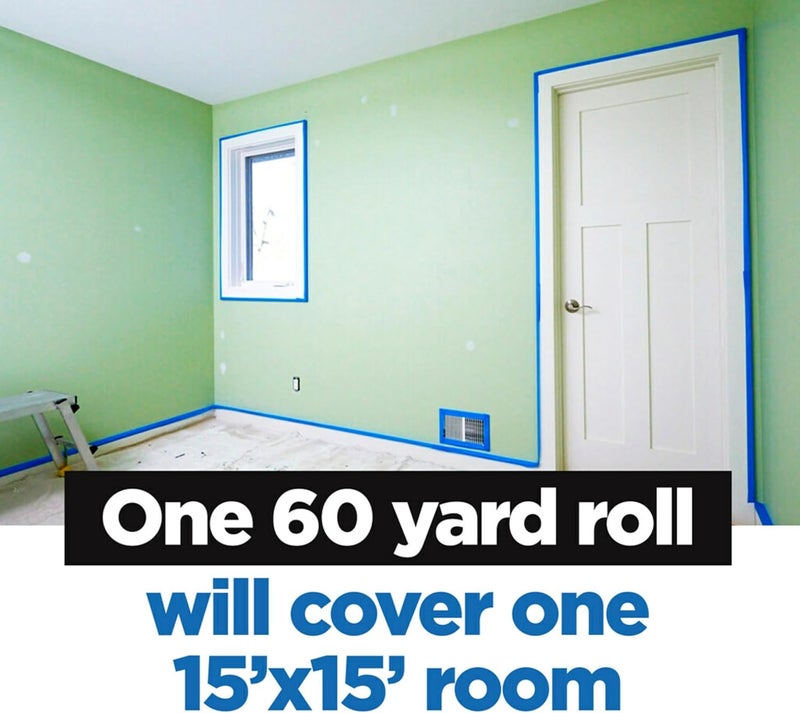 Scotch  Blue Premium Masking Tape 24Mm X 54.8M, 1 Roll/Pack Blue Color Masking And Protection High Adhesion Multi-Surface For Walls, Ceiling, Metal, Wood Easy To Remove With No Residue - Image 4