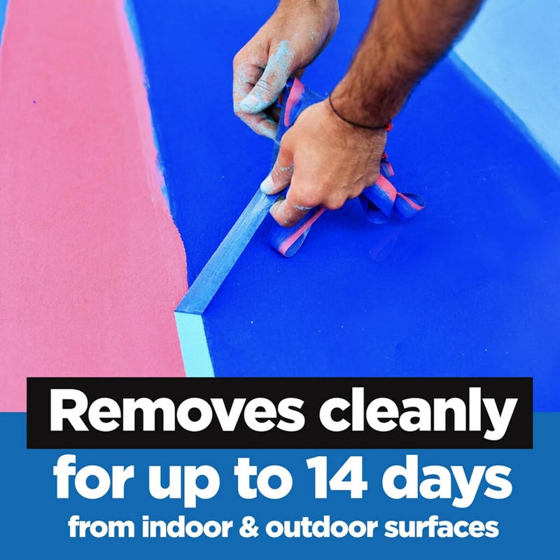 Scotch  Blue Premium Masking Tape 24Mm X 54.8M, 1 Roll/Pack Blue Color Masking And Protection High Adhesion Multi-Surface For Walls, Ceiling, Metal, Wood Easy To Remove With No Residue - Image 5