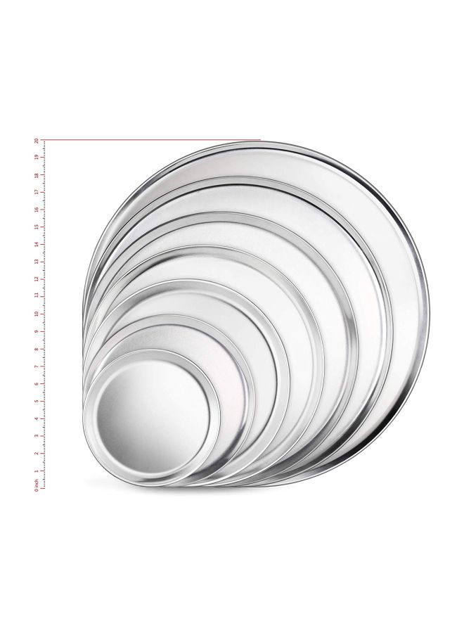 نيو ستار فود سيرفيس مجموعة صواني بيتزا من الألومنيوم من 6 قطع - Image 3