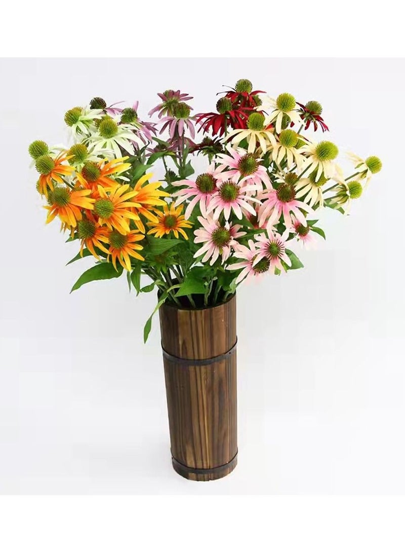 FFD Wooden Cylendrical Shaped Flower Vase Planter Round Planting Pots Garden Plant Pot Wood Made Flower Container For Garden Home Decor - Image 3