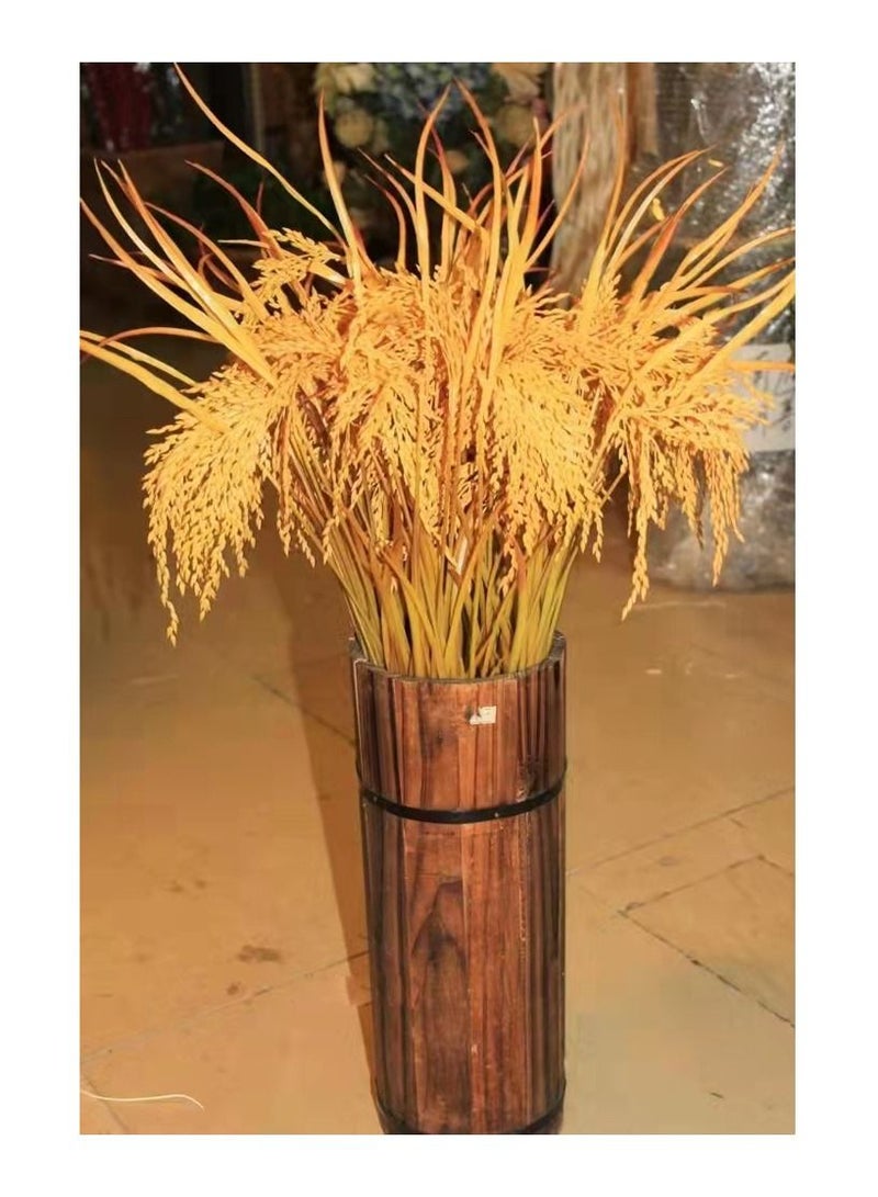 FFD Wooden Cylendrical Shaped Flower Vase Planter Round Planting Pots Garden Plant Pot Wood Made Flower Container For Garden Home Decor - Image 2