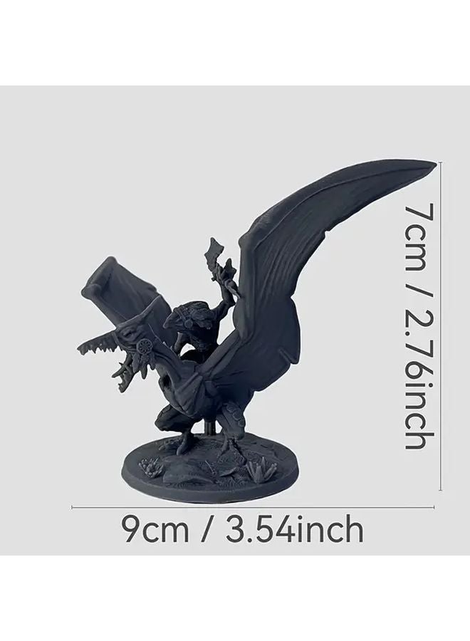 Shaobingxiyi Lizard Sentinel 3D Printed Miniature Model With Spear Shield For Tabletop RPG - Image 3