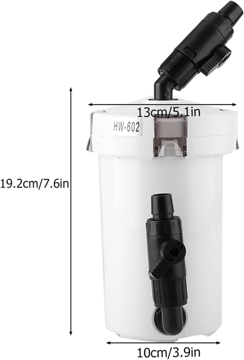 Keenso فلتر خارجي لتصفية السلاحف فلتر السلحفاة ملحقات السلحفاة فلتر خارجي قابل للتعديل هادئ لخزانات السمك فلتر خارجي ذاتي التحضير للخزانات - Image 3