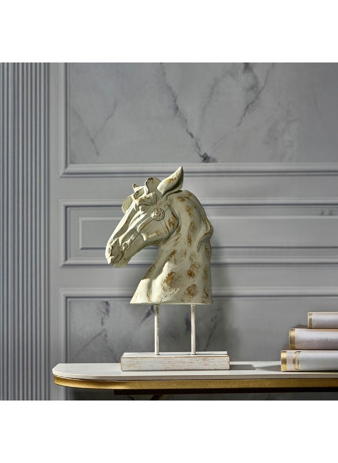DANUBE HOME Danube Home Venice Polyresin Horse Bust Figurine - 25X13X48 Cm Eye-Catching Home Decor Accent Classic Multi-Color Figurines For Elegant Room Decoration Decorative Home Accessories  - Image 1