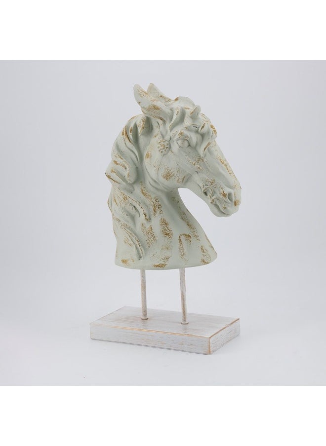 DANUBE HOME Danube Home Venice Polyresin Horse Bust Figurine - 25X13X48 Cm Eye-Catching Home Decor Accent Classic Multi-Color Figurines For Elegant Room Decoration Decorative Home Accessories  - Image 4