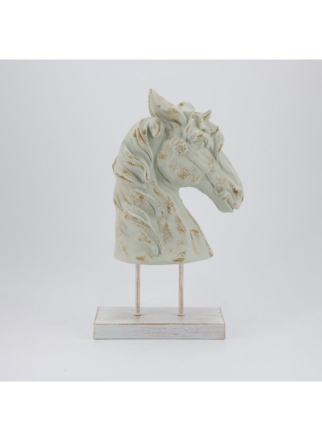DANUBE HOME Danube Home Venice Polyresin Horse Bust Figurine - 25X13X48 Cm Eye-Catching Home Decor Accent Classic Multi-Color Figurines For Elegant Room Decoration Decorative Home Accessories  - Image 3