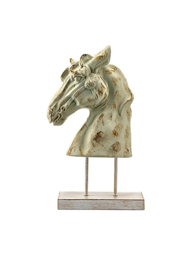 DANUBE HOME Danube Home Venice Polyresin Horse Bust Figurine - 25X13X48 Cm Eye-Catching Home Decor Accent Classic Multi-Color Figurines For Elegant Room Decoration Decorative Home Accessories  - Image 2