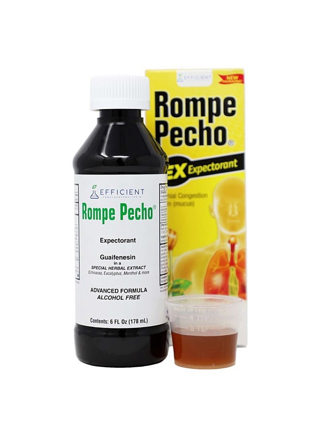 ROMPE PECHO رومبي بيشو EX (مُقشع) 6 أونصات - شراب البرد والسعال - Image 1