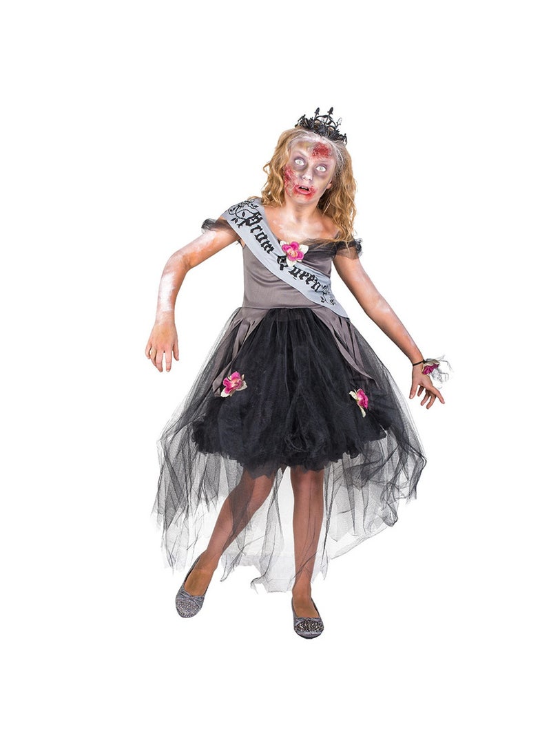 Mad Costumes Zombie Prom Queen Kids Costume 7-8 Years - Image 3