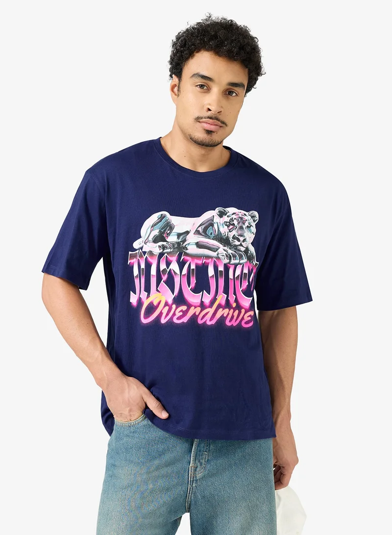 Graphic Crew Neck T-Shirt