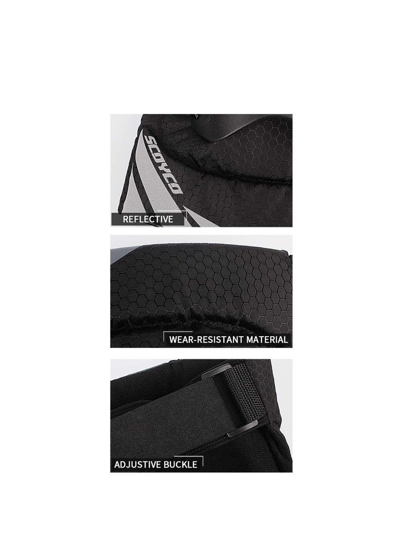 Scoyco حامي الركبة SCOYCO® Racing Enforcer لحماية الركبة والساق للدراجات النارية للرجال (أخضر، M) - Image 5