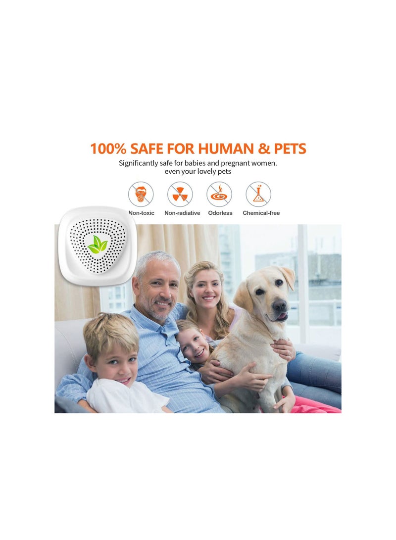 Zikra 4PCS Ultrasonic Pest Repeller, Efficient Spider and Mosquito Repellent Indoor Ultrasonic Pest Control Device Repelling Spider, Mosquitoes, Mouse, Cockroach and Other Rodents, 100% Safe - Image 4