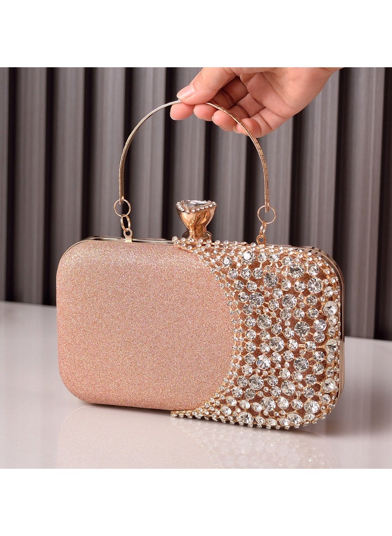 Miluraining - Women Clutch Bag Evening Bag Purse with rhinestone diamond decoration decoration Small Crossbody Bag Handbag Shoulder Bag Satchel Bags Suitable for Party Prom Wedding - Image 1