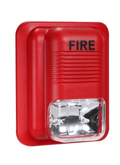NIBEMINENT LED Fire Warning Strobe Alarm Red 15.2x6.3x12.2centimeter  - Image 1